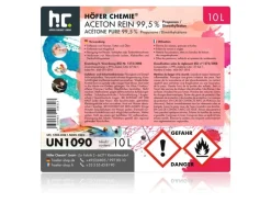 Outlet Höfer Chemie Aceton Rein 99,5% 10l