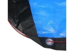 Höfer Chemie Pool Abdeckplane Oval 6,30 x 4,50m mit Materialstärke 200 g/m²