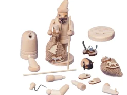 New HGD Bastel-Set Räuchermännchen aus Holz ca. 14 cm Höhe