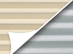 Discount Hitzeschutz Plissee Toledo 60 cm x 130 cm Beige