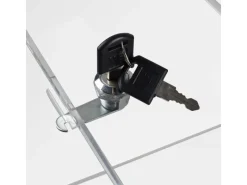 New HMF 46919 Acryl Spendenbox Schloss 15 x 15 x 15 cm DIN A6 Transparent