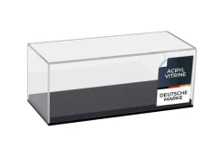 HMF 46802 Acryl Vitrine Schaukasten für Modellautos Figuren 27 x 12 x 11 cm Transparent