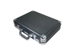 New HMF 14651-02 Alu Aktenkoffer Herren Zahlenschloss 45 x 33 x 11 cm Schwarz