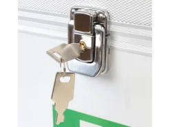 Hot HMF 14702-09 Alu Medizinkoffer Erste Hilfe Koffer Tragegriff 30 x 25 x 25 cm