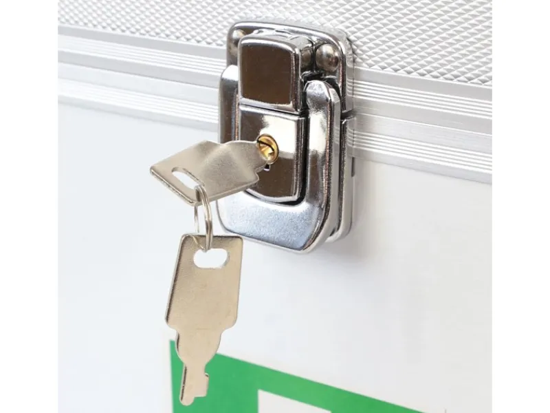 Hot HMF 14702-09 Alu Medizinkoffer Erste Hilfe Koffer Tragegriff 30 x 25 x 25 cm