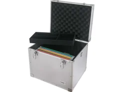 HMF 14812-02 Hängeregister Box Alukoffer DIN A4 Hängemappen 41 x 33 x 36 cm