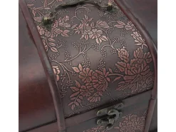 HMF 6411-130 Schatztruhe Holz 30 x 23 x 21 cm Klein Japan