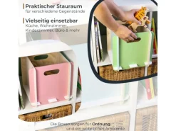 HMF Aufbewahrungsbox 3740 Holz zum Zusammenstecken 25cm in Mehrfarbig