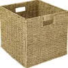 Clearance HMF Aufbewahrungskorb Korb Geflochten Seegras Kallax 32 x 34 x 32 cm