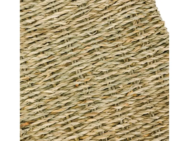 New HMF Geschenkkorb Leer Aufbewahrungskorb Geflochten Seegras RechtEckig 30 x 30 x 12 cm