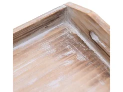 Discount HMF VTA101-S3 Deko Tablett Holz Vintage Design 3er Set Versch. Größen Shabby Chic Klassik