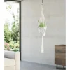 Sale Hängeampel Makramee Ø 15 cm x 80 cm Weiß