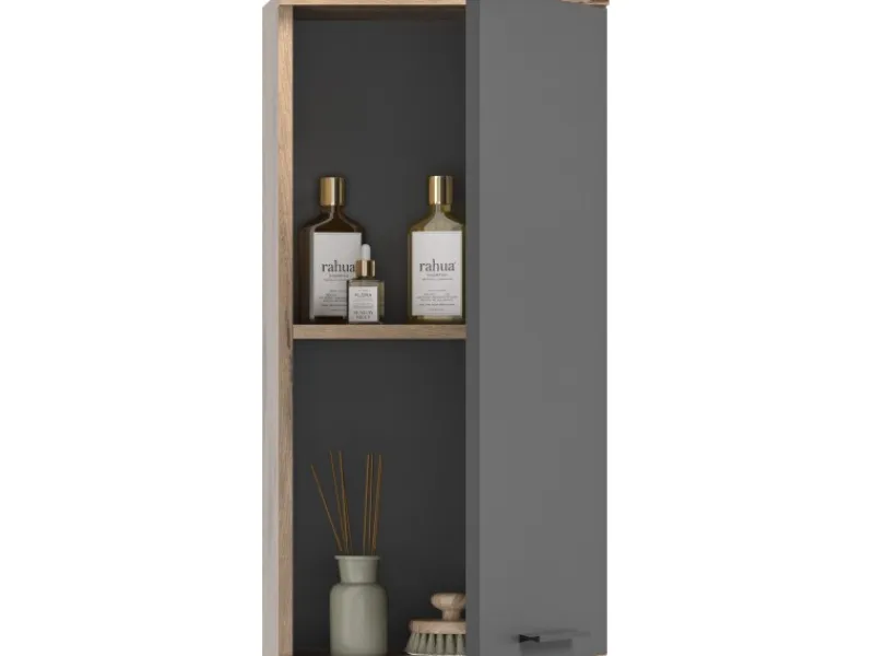 Hängeschrank Mason Grau 37 cm eintürig