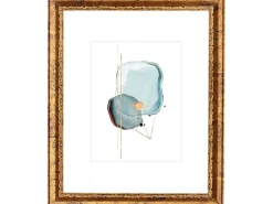 New Holz-Bilderrahmen Gold 24 cm x 30 cm