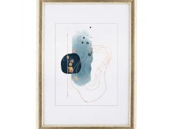 Hot Holz-Bilderrahmen Silber/Gold 21 cm x 29,7 cm