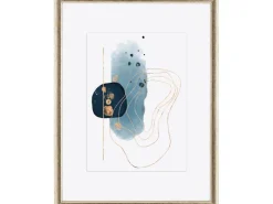 Clearance Holz-Bilderrahmen Silber/Gold 30 cm x 40 cm