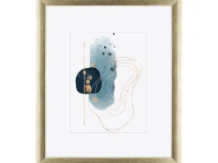 Outlet Holz-Bilderrahmen Silber/Gold 50 cm x 60 cm