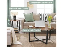 New holz4home Beistelltisch Lorie Rund