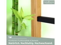 Sale holz4home Getränkekistenregal aus Holz Inklusive Edelstahlablage 8 Kisten Schwarz