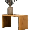 Hot holz4home Massivholz Hocker Bank aus Eiche mit Baumkante S