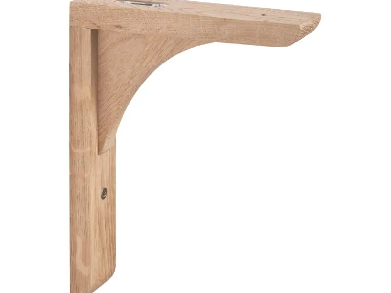 Outlet Holzkonsole Eiche 22 cm x 18 cm