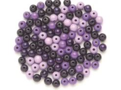 Sale Holzperle Ø 15 mm, 14 Stück FSC® Lila-Mix