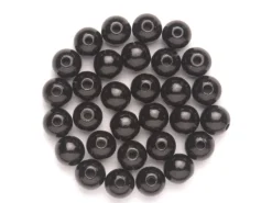 Online Holzperle Ø 6 mm, 118 Stück FSC® Schwarz