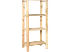 Online Holz-Schwerlast-Schraubregal FSC® 174 cm x 80 cm x 50 cm Naur