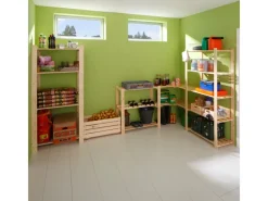 Online Holz-Schwerlast-Schraubregal FSC® 174 cm x 80 cm x 50 cm Naur