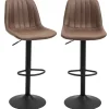 Sale HOMCOM 2er-Set Barhocker Höhenverstellbar Drehbar