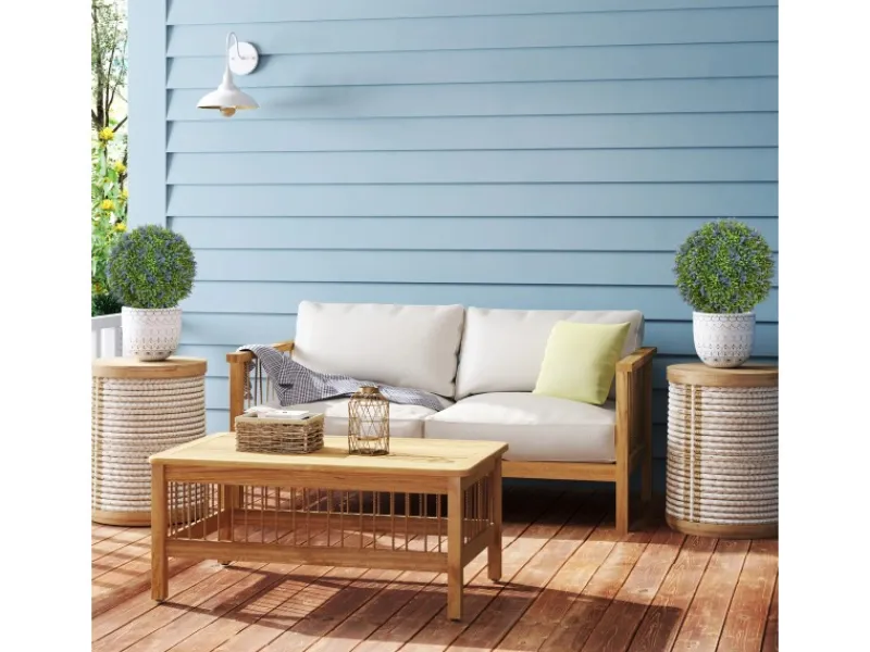 Online HOMCOM 2er-Set Lavendel Künstliche Pflanzen mit UV Schutz