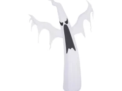 HOMCOM Halloween Aufblasbares Gespenst mit LEDs 130 x 30 x 180 cm