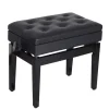 Discount HOMCOM Klavierhocker mit Stauraum Höhenverstellbar 54,5 x 33 x 48-58 cm