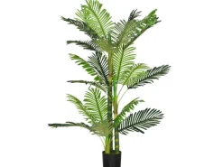 HOMCOM Künstliche Pflanze mit Zementfüllung im Topf