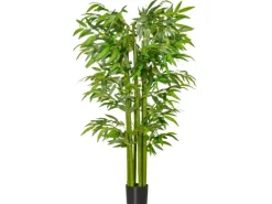 HOMCOM Künstliche Pflanzen 160 cm Bambus mit Kunststofftopf