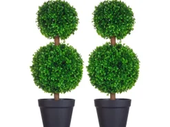 Discount HOMCOM Künstliche Pflanzen 2er-Set 60 cm