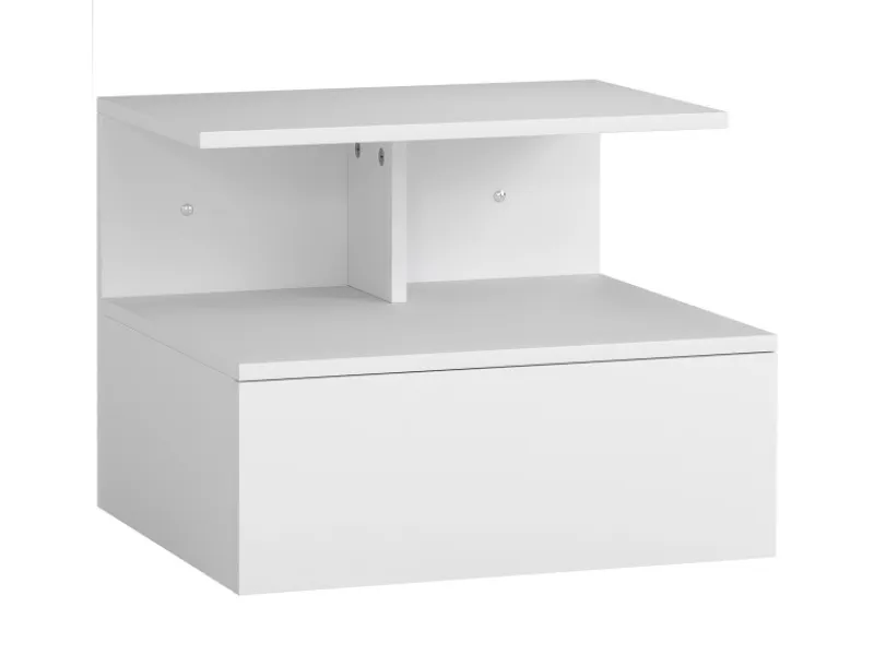 Sale HOMCOM Nachttisch Hängend Beistelltisch für Schlafzimmer Wohnzimmer