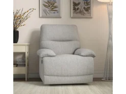 HOMCOM Relaxsessel mit Liegefunktion Leinenoptik Federkernsystem