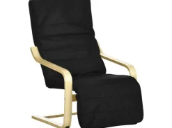 New HOMCOM Relaxstuhl mit Verstellbarem Fußteil 66,5 x 94 x 100 cm