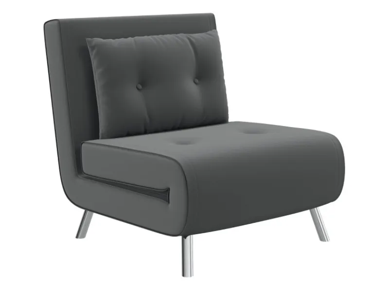 Outlet HOMCOM Schlafsessel mit Bettfunktion Kissen 77 x 88 x 83 cm