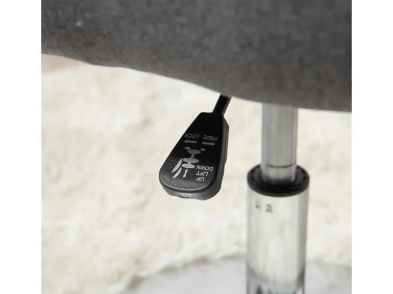 Sale HOMCOM Sessel mit Armlehne Polyester 60B x 60T x 79-91H cm Dunkelgrau