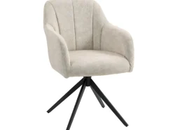 Sale HOMCOM Sessel Wohnzimmer Loungesessel mit Stahlbeine Samtoptik für Schlafzimmer Beige