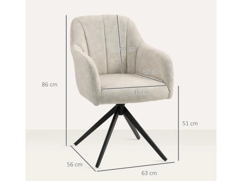 Sale HOMCOM Sessel Wohnzimmer Loungesessel mit Stahlbeine Samtoptik für Schlafzimmer Beige