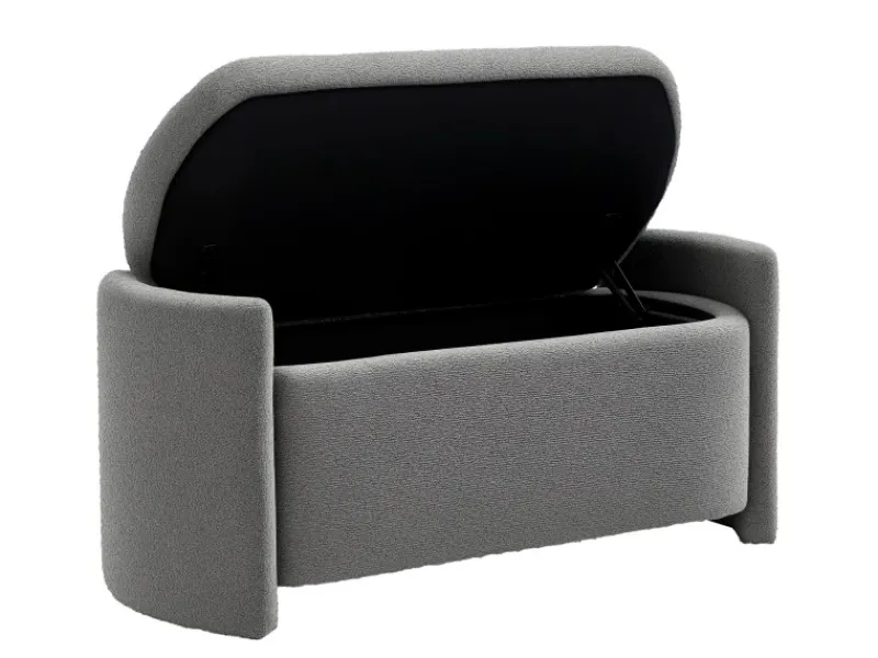 Outlet HOMCOM Sitzbank Bettbank mit Stauraum Polsterbank 105 x 44 x 45 cm