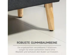 Online HOMCOM Sitzbank mit Stauraum Polsterbank 110 x 39 x 45 cm Dunkelgrau