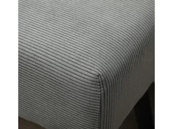 Sale HOMCOM Sitzbank Polsterbank Cordbezug Getuftete Bettbank 100 x 36 x 45 cm Grau