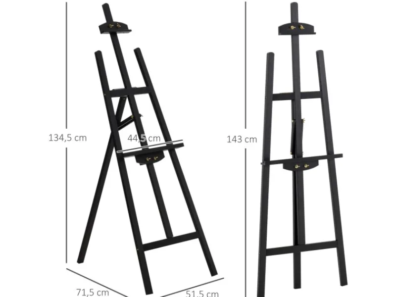 Sale HOMCOM Staffelei Klappbar 90° Einstellbar Halterung