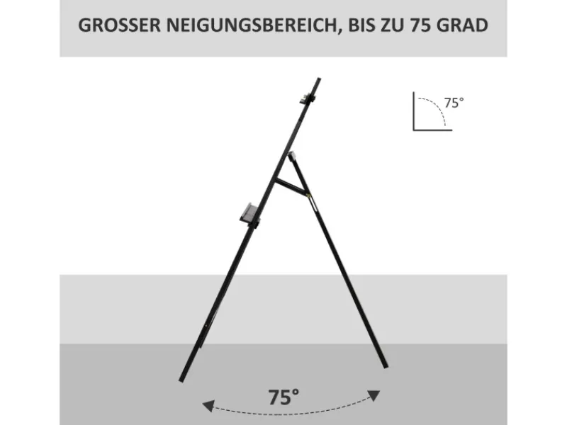 Sale HOMCOM Staffelei Klappbar 90° Einstellbar Halterung