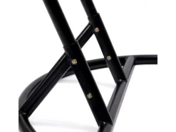 Outlet Home Deluxe Hängesessel Twin Polyrattan Schwarz