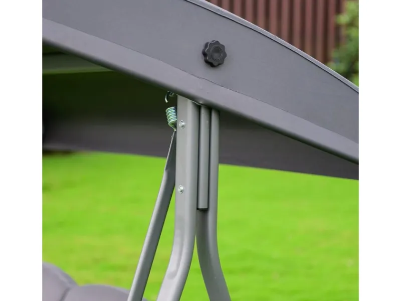 Best Home Deluxe Hollywoodschaukel Descanso Grau